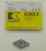 Kennametal Kendex Carbide Indexable Cutting Inserts DGL 542 K45 Quantity 4 - $14.99