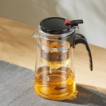 Press type tea separation glass tea cup - $298.24 MXN