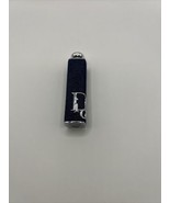 Christian Dior Addict Refillable Lipstick Case Blue Indigo Denim W/ Lips... - $39.59