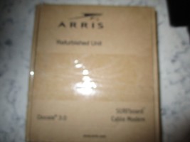 Refurbished Unit ARRIS SURFboard Cable Modem SB6183 Docsis 3.0 WHITE Router - £19.45 GBP