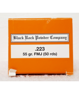 Black Rock Powder Company 223 FMJ Empty Ammo Box ONLY Made in Fritch Texas USA