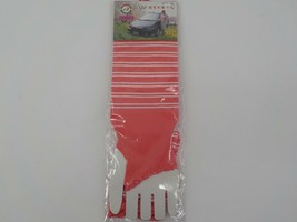Happy Duck 1 Pair Long Uv Gloves Sz 22-26 Fingerless Pink White Stripes Women - £5.57 GBP