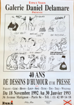 40 Ans De Drawings Road Trip Humour –Original Poster– G.Daniel Delamare - Poster - £129.44 GBP