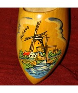 Vintage wooden clog from Holland all handmade. - £17.12 GBP