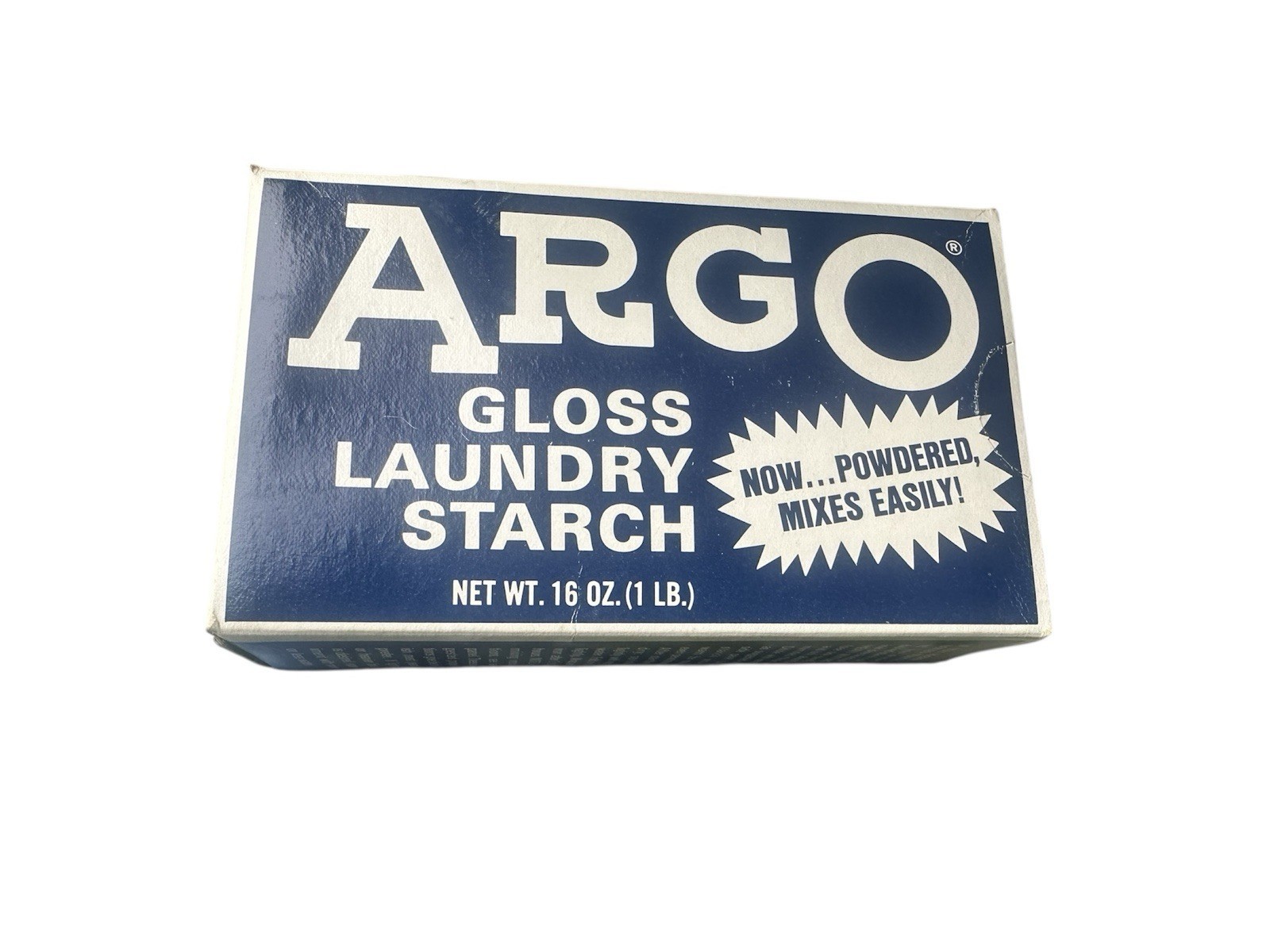 Argo Gloss  Laundry Starch. New old stock. 1 lb. - $29.50