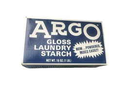 Argo Gloss  Laundry Starch. New old stock. 1 lb. - $29.50