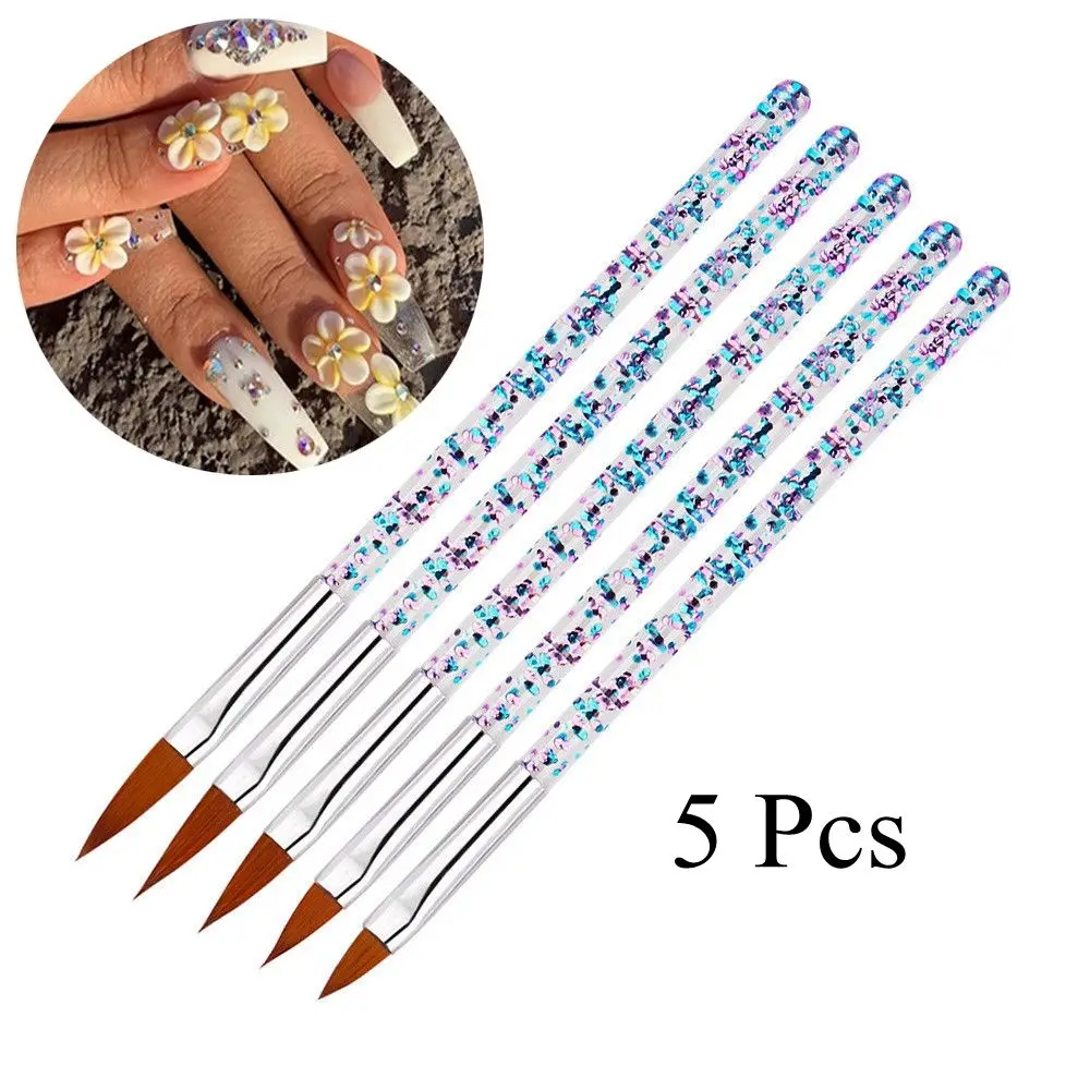 5Pcs Fashion DIY Art Tool Women Beauty Nail Extension Acrylic UV Gel Nai... - £7.92 GBP