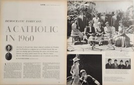 1959 Magazine Photos Presidential Candidate John F. Kennedy &amp; Family - £13.85 GBP
