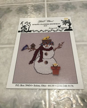 THIMB-ELENA CROSS STITCH PATTERNS SNOWMEN May Sigrid Designs - $8.59