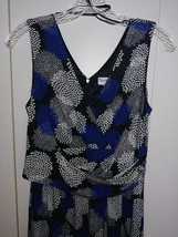 North Style Ladies Sleeveless W/CROSS-OVER V-NECK-10-NWOT-V-NECK BACK-COMFY-NICE - $11.99