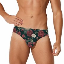 Mondxflaur Flowers Men Swim Briefs Sexy Swimming Trunks Quick Dry Soft Athletic - £15.92 GBP