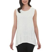 Nuevo Adrienne Vittadini Mujer ’ Alto y Bajo Camiseta sin Mangas Tiza / ... - $7.98