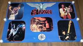 Saxon Poster Vintage 1982 Trigon Bi Rite #15-211 - £39.30 GBP