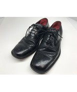 Bruno Magli Black Leather Men&#39;s Oxford Dress Shoes Bologna Size 8 1/2 M - $719.32 MXN