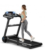 2.25HP Folding Treadmill with Bluetooth Speaker-Black - Color: Black - €525,83 EUR