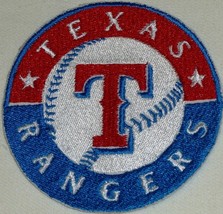 Texas Rangers Logo Iron On Patch - £3.93 GBP