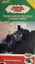 Thomas The Tank Engine &amp; Friends Thomas Breaks The Rules VHS-RARE Dust Cover - £58.43 GBP