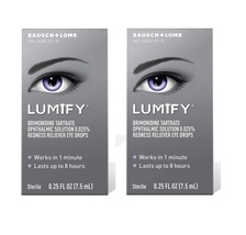 Lumify Redness Reliever Eye Drops - 0.25 oz / 7.5 ml ( 2 Pack )  - $59.99