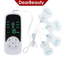 EMS Electric Muscle Therapy Stimulator 6 Modes Tens Unit Machine Meridia... - $12.99