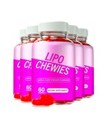 5-Pack Lipo Chewies Keto Gummies for Advanced Weight Loss &amp; Energy - 300... - $75.38 CAD