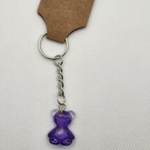 Purple Bear Keychain - $2.00