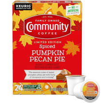 Spiced Pumpkin Pecan Pie Flavored 24 Count Coffee Pods, Medium Roast Compatible  - £19.31 GBP