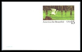 1989 US Postal Card - SC# UX129 Great Blue Heron, Unused F2 - £2.36 GBP