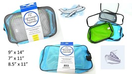 Travel Packing Set 15 pcs  for 2 People - Cubes 2 Pillows + 4 Tags + 2 P... - £9.75 GBP