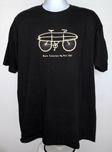 Fragile Ocean Burn Calories Not Oil Bicycle Logo T Shirt Mens XL Black Cotton  - £18.64 GBP