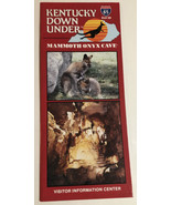 Vintage Kentucky Down Under Brochure Mammoth Onyx Cave BRO1 - $6.92