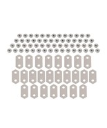 Hybrid Battery Copper Bus Bars and Stainless Nuts Set Nickel-Plated Comp... - $62.66 CAD