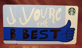 Starbucks 2017 YOU&#39;RE THE BEST Gift Card New with Tags - $98.04 MXN