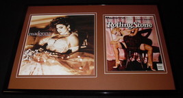 Madonna 12x18 Framed Rolling Stone Cover &amp; Like A Virgin Display - £52.06 GBP