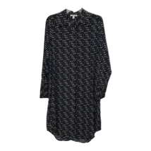 Prologue Black Long Sleeve Shirt Dress Women&#39;s Size Medium Career - £10.81 GBP