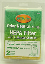 Riccar RF15, Simplicity S24 Vacuum Cleaner Filter 983, RSR-1806 - £14.16 GBP