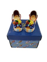 1999 Ceramic Salt &amp; Pepper Shakers Vandor Carmen Pelzman&#39;s Design Platform Shoes - £19.74 GBP