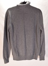 Zara Mens Cashmere Turtleneck Gray Sweater M NWT - $188.10