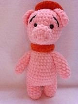 Crochet Piglet Plush doll, Height 10.23 inch/26cm, Amigurumi Funny Piglet - $35.00