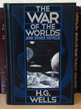 The War of the Worlds and Other Novels by H.G. Wells - leather-bound - VG - £38.87 GBP