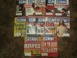 Lot Of 12 Magazines Us News 1994-96 Unabomber In God We Trust Bob Dole [Z49j] - £26.43 GBP