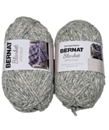 2 Pk Yarnspirations Bernat Blanket Speckle 02012 Winter Leaf Super Bulky... - €28,99 EUR