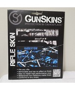GunSkins Rifle Skin UNDERTOW Wrap DIY Vinyl Kit Blue Black White - $882.37 MXN