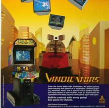 Vindicators Arcade FLYER Original Video Game Vintage Retro Art 1988 - $45.60