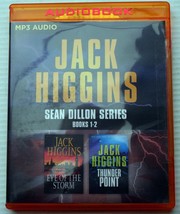 Jack Higgins EYE OF THE STORM~THUNDER POINT (Sean Dillon 1-2) Brilliance... - £9.21 GBP