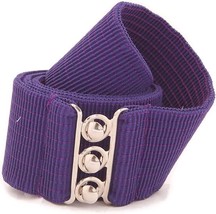 Ladies Belt for Valentine&#39;s Day, Cinch Belt Buckle, Stylish StatementPurple - $14.02