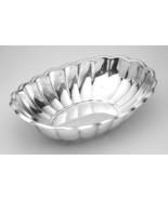 REED &amp; BARTON HOLIDAY 176 8.5” STERLING SILVER PLATED SCALOPED FLUTED DI... - $12.08 CAD