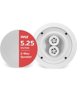 5.25&quot; Ceiling Wall Mount Speakers - 2-Way Weatherproof Full Range, Pyle ... - €36,87 EUR