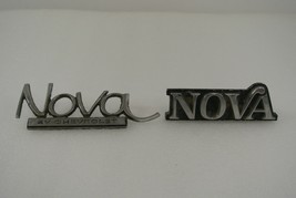 Chevrolet Nova Car Badge Emblem Nameplates 1969-1972 Lot of 2 - £33.89 GBP