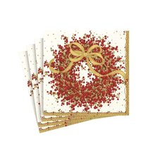 Caspari Pepperberry Paper Cocktail Napkins - Two Packs of 20 - $21.85