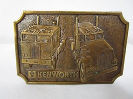 Vintage Kenworth Truck Belt Buckle Tonkin 1977 USA Trucker Retro Cowboy ... - £19.70 GBP